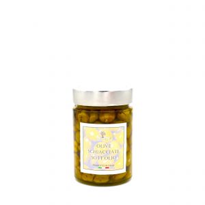 Olive Schiacciate Sott'Olio - 300g - 01
